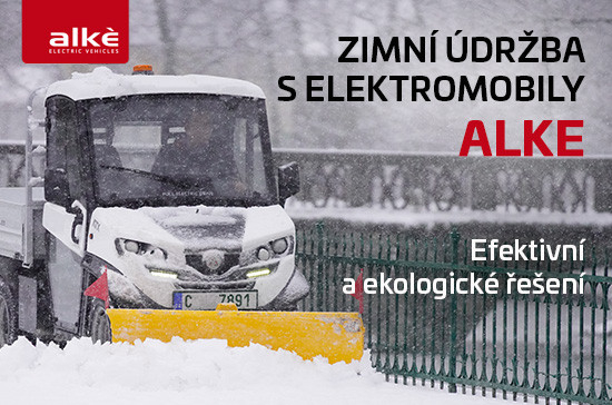 Zimní údržba s elektromobily Alke FR